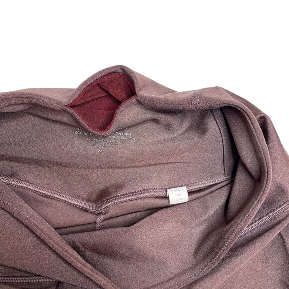 Athleta Ultra High Rise Elation Tight Shimmer Brown Color Medium - Picture 6 of 6